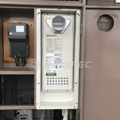 施工後の給湯器（ノーリツ GT-2053SAWX-T-4 BL）