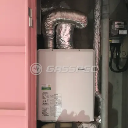 施工後の給湯器（リンナイ RUF-V2005SAFF(C)）