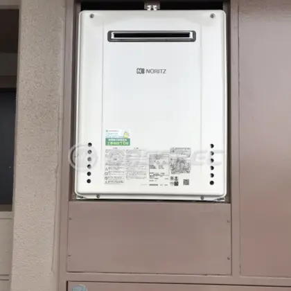 施工後の給湯器（ノーリツ GT-2460SAWX-2 BL）