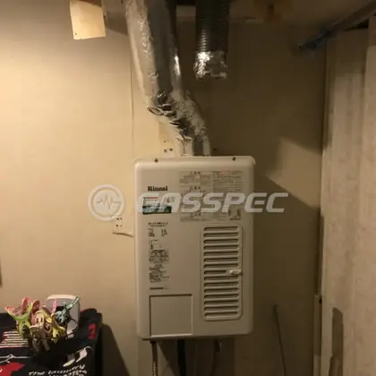施工後の給湯器（リンナイ RUX-V1615SWFA(A)-E）