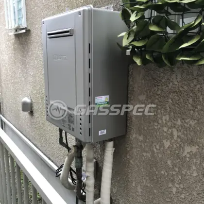 施工後の給湯器（ノーリツ GT-C2062SAWX-2 BL）
