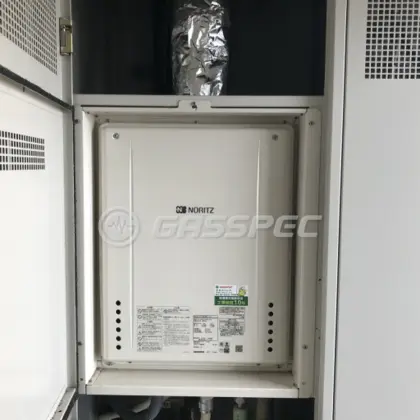 施工後の給湯器（ノーリツ GT-2460AWX-H-2 BL）