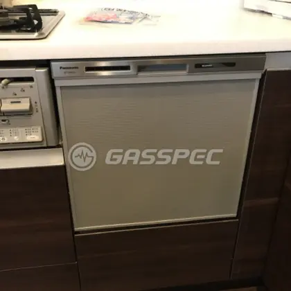 施工後のビルトイン食洗機（パナソニック NP-45MS9S）