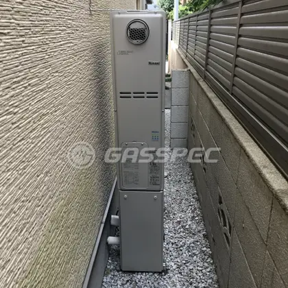 施工後の暖房熱源機（リンナイ RUFH-SE2406AW2-3）
