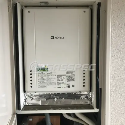 施工後の給湯器（ノーリツ GT-2060SAWX-H-2 BL）