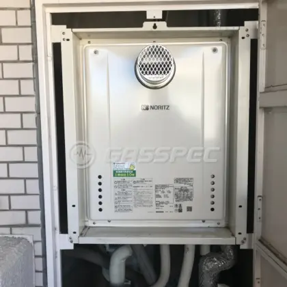 施工後の給湯器（ノーリツ GT-2060SAWX-T-2 BL）