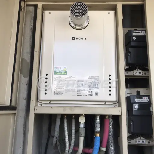 交換後の給湯器（ノーリツ GT-2460AWX-T-2 BL）
