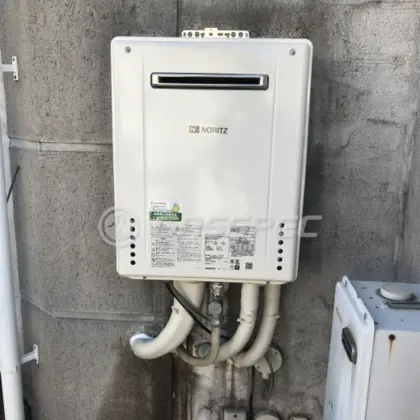 施工後の給湯器（ノーリツ GT-2460SAWX-2 BL）