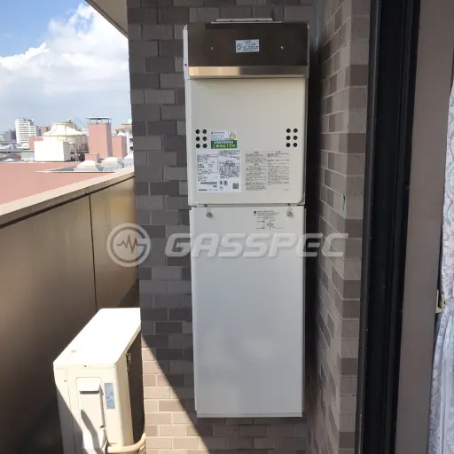 交換後の給湯器（ノーリツ GQ-1639WS-1）