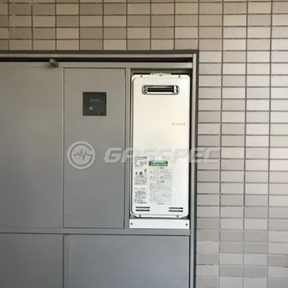 施工後の給湯器（リンナイ RUF-SA1615SAW）