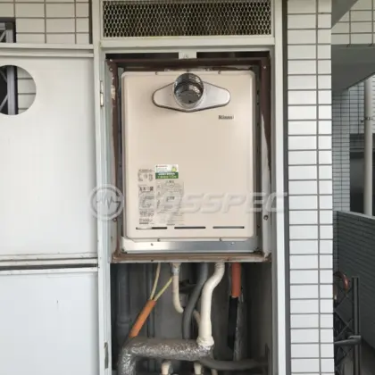 施工後の給湯器（リンナイ RUF-A2405SAT-L(B)）