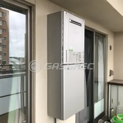 施工後の給湯器（ノーリツ GT-C2462SAWX-2 BL）