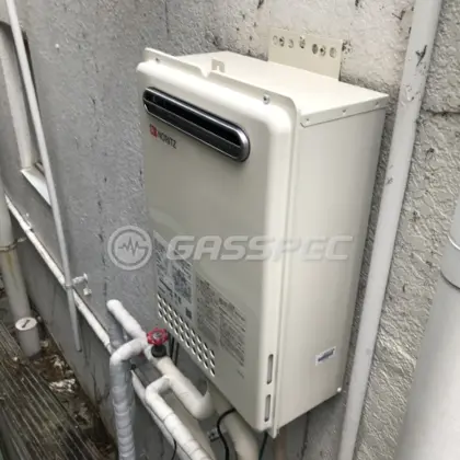 施工後の給湯器（ノーリツ GQ-2439WS-1）