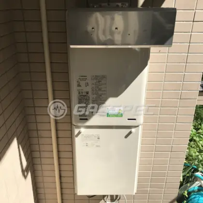 施工後の給湯器（リンナイ RUJ-A1610W）