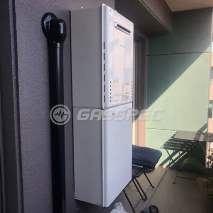 施工後の給湯器（ノーリツ GT-2460SAWX-2 BL）