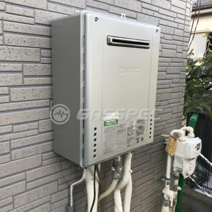 施工後の給湯器（ノーリツ GT-C2062AWX-2 BL）