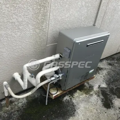 施工後の給湯器（ノーリツ GT-C1662SARX-2 BL）