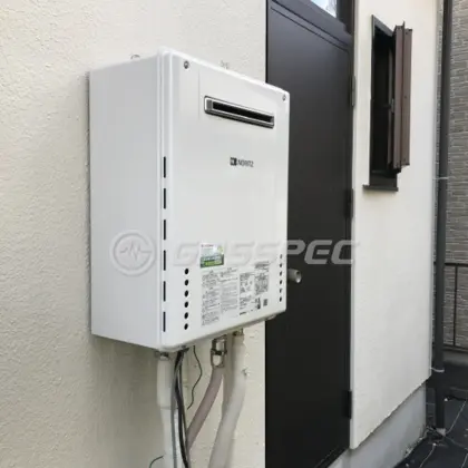 施工後の給湯器（ノーリツ GT-2460SAWX-2 BL）
