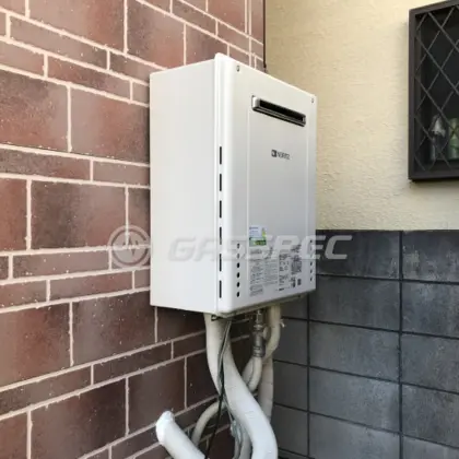 施工後の給湯器（ノーリツ GT-2460SAWX-2 BL）