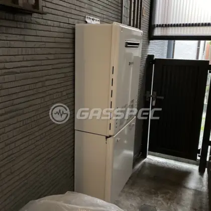 施工後の給湯器（ノーリツ GT-2460SAWX-2 BL）