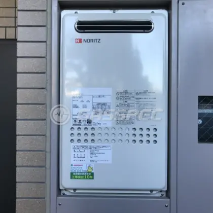 施工後の給湯器（ノーリツ GQ-2427AWX-DX BL）