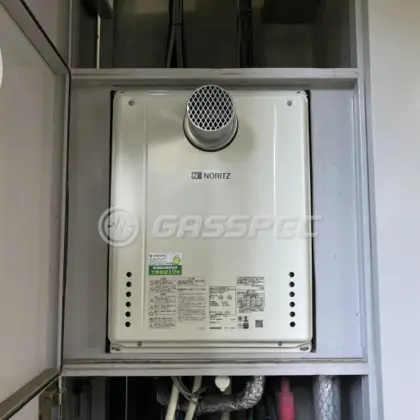 施工後の給湯器（ノーリツ GT-2460SAWX-T-2 BL）