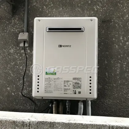 施工後の給湯器（ノーリツ GT-2060SAWX-2 BL）