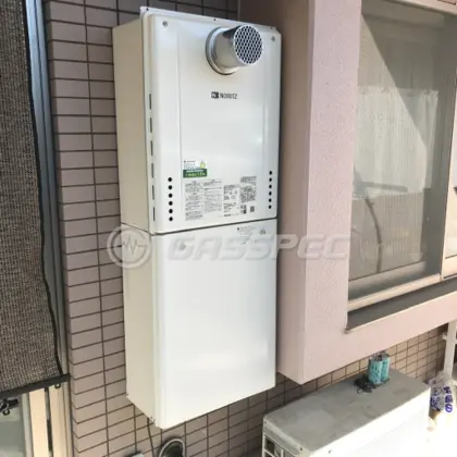 施工後の給湯器（ノーリツ GT-2460SAWX-T-2 BL）