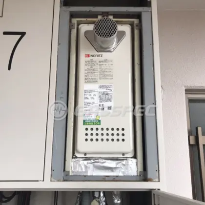 施工後の給湯器（ノーリツ GT-2053SAWX-T-4 BL）