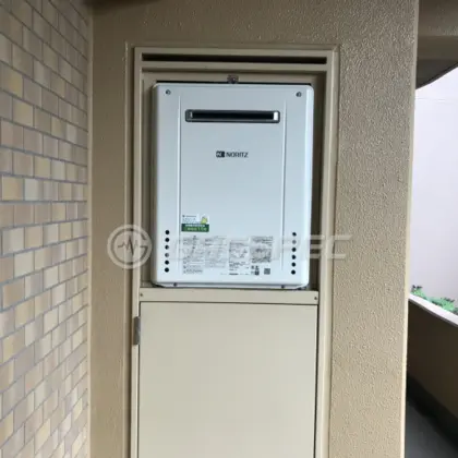 施工後の給湯器（ノーリツ GT-2460SAWX-2 BL）