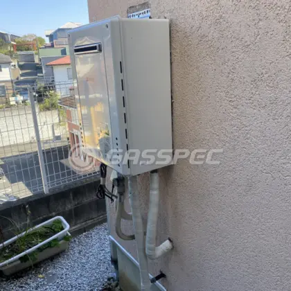 施工後の給湯器（ノーリツ GT-2060SAWX-2 BL）