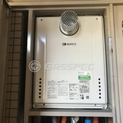 施工後の給湯器（ノーリツ GT-2460SAWX-T-2 BL）