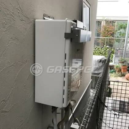 施工後の給湯器（ノーリツ GT-2460SAWX-2 BL）