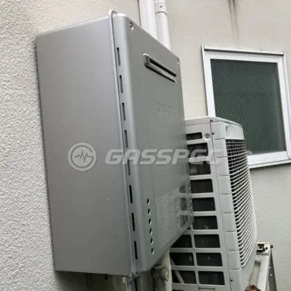 施工後の給湯器（ノーリツ GT-C2462AWX-2 BL）