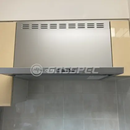 施工後のレンジフード（リンナイ LGR-3R-AP751SV）