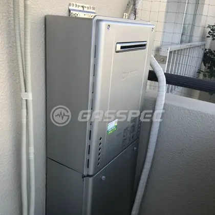 施工後の給湯器（ノーリツ GT-C2462AWX-2 BL）