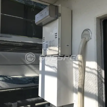 施工後の給湯器（ノーリツ GQ-1639WS-1）