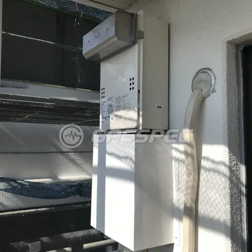 交換後の給湯器（ノーリツ GQ-1639WS-1）