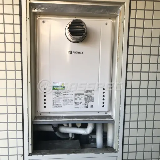 交換後の給湯器（ノーリツ GT-2460SAWX-T-2 BL）