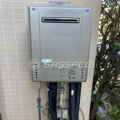 交換後の給湯器（ノーリツ GT-C2462AWX-2 BL）