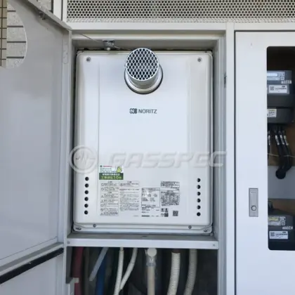施工後の給湯器（ノーリツ GT-2460SAWX-T-2 BL）