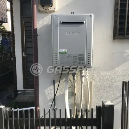 施工後の給湯器（ノーリツ GT-C2462SAWX-2 BL）