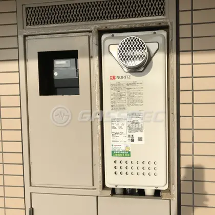 施工後の給湯器（ノーリツ GT-1653SAWX-T-4 BL）