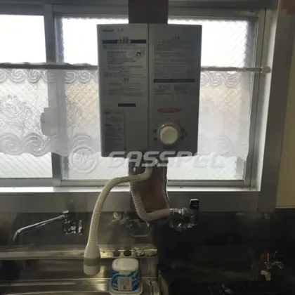 施工後の給湯器（リンナイ RUS-V51YT(SL)）