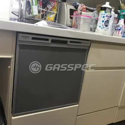 施工後のビルトイン食洗機（パナソニック NP-45VS9S）