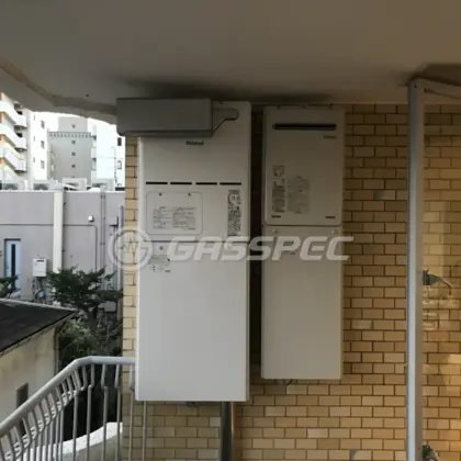 施工後の暖房熱源機（リンナイ RVD-A2400AA2-3(B)）