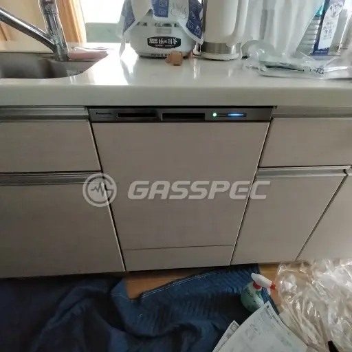 交換後のビルトイン食洗機（パナソニック NP-45MD9W）