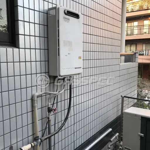 交換前の給湯器（ノーリツ GQ-166W）