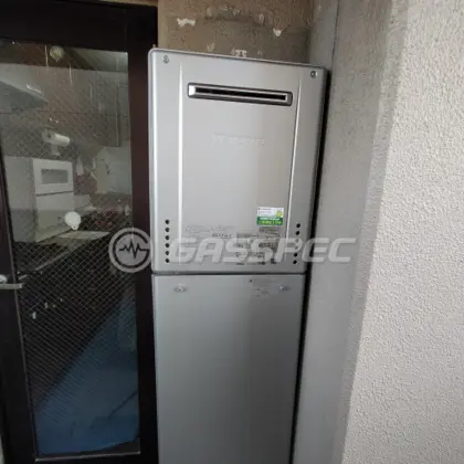 施工後の給湯器（ノーリツ GT-C2062SAWX-2 BL）