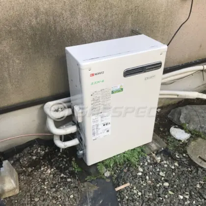 施工後の給湯器（ノーリツ OTQ-C4706SAY BL）